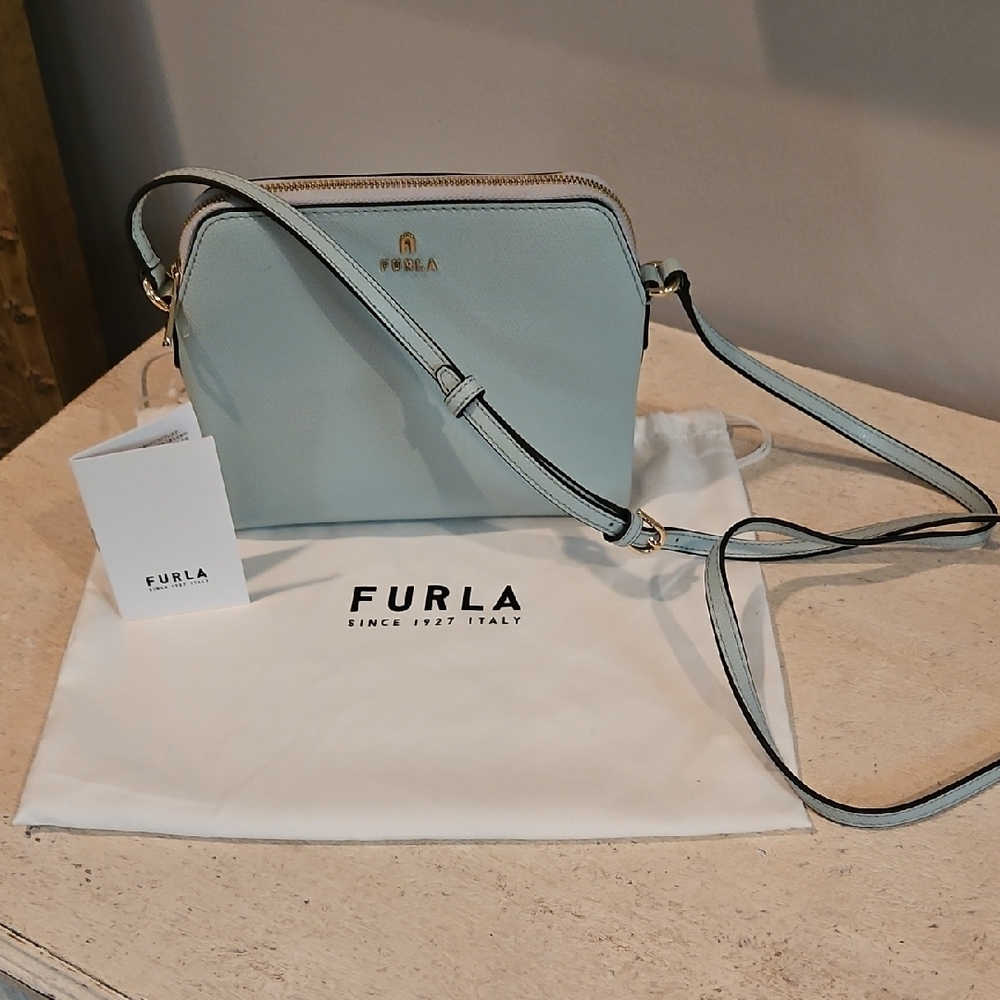 Furla Sky Blue Crossbody Bag